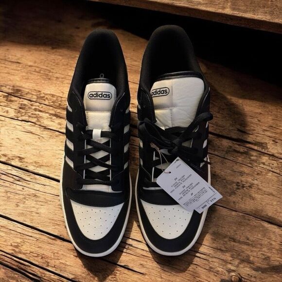 Adidas Turnaround Black White Brown IH7963 Shoe Sneaker Trainer M12 - Picture 3 of 7